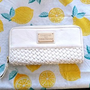 Bebe White Wallet